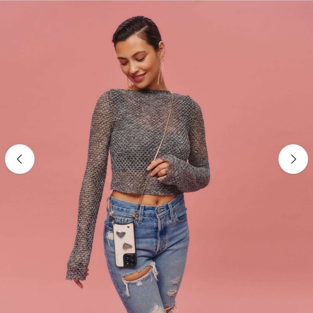 New never used. GIA Crossbody Bandolier in Heart Ivory/Gold
iPhone 14 Plus